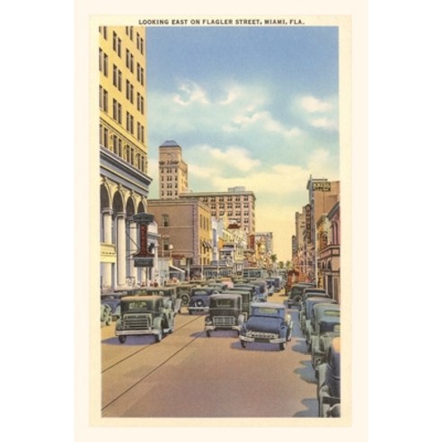 (영문도서) Vintage Journal Flagler Street Miami Florida Paperback, Found Image Press, English, 9781669519447