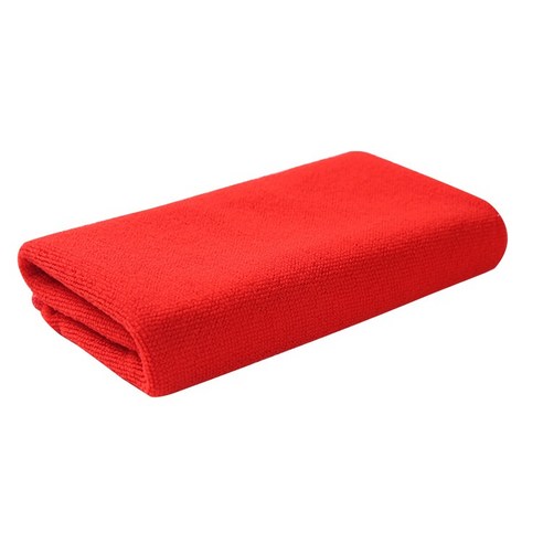 ZZJJC 네모난200g/m세섬유네모30*30 두툼한 네모 수건 청소 행주 차수건, 30cm*30cM, 다홍색