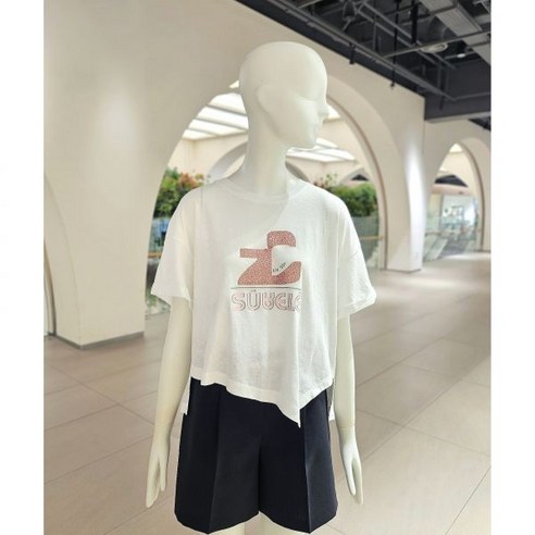 주크 로고 프린트 포인트 라운드 롤업 티셔츠 Z232MSM020(3371500) 백화점 쥬크티셔츠 주크 로고 프린트 포인트 라운드 롤업 티셔츠 Z232MSM020(3371500) 백화점 쥬크티셔츠
