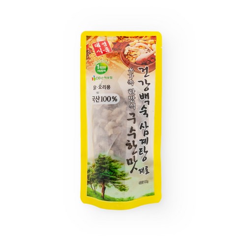 한방의 맛있는 향연: 건강과 즐거움이 조화된 태영식품 국산백숙 삼계탕재료