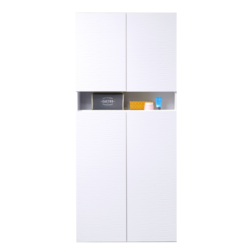 공간을 돋보이게 해주는 모던 심플 디자인의 하이델 문있는 현관 신발장