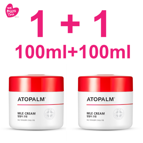 [1+1] 아토팜 MLE 크림 100ml + 100ml 2개