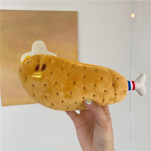 욤냠냠 필통 파우치 특이한 펜파우치, 닭다리