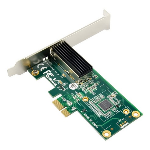 PCI-E 광섬유 네트워크 카드 PCI-E X1 I210AS 단일 포트 1000M 이더넷 SFP 단일 광 포트 서버 섬유 NIC, 보여진 바와 같이, 하나