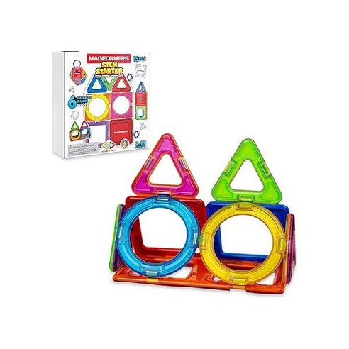Magformers STEM Starter Builder 15Pc Set | Magnetic Tiles for STEM Development and Critical Thinkin, one option, one option