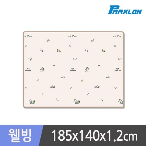 파크론 웰빙 놀이방매트 2p, 제로퍼제로 해피데이