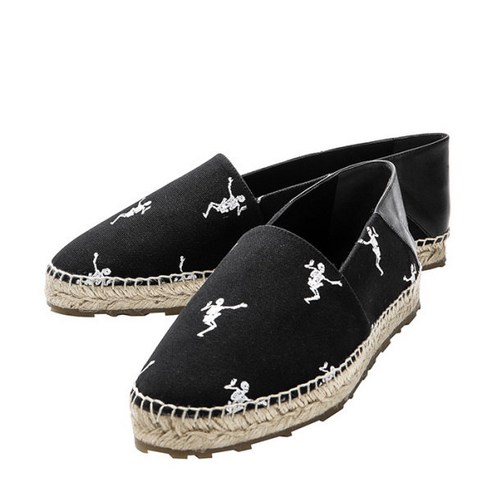 [알렉산더맥퀸] (506633 W4H13 1006) 남성 스켈레톤 에스파듀 슬립온