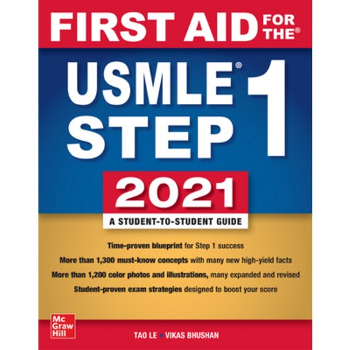 (영문도서) First Aid for the USMLE Step 1 2021 Thirty First Edition Paperback, McGraw-Hill Education / Medical