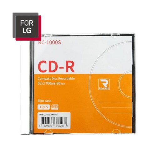 LG)CD-R 1P-갑(10개입) - 공디스크 | 쿠팡