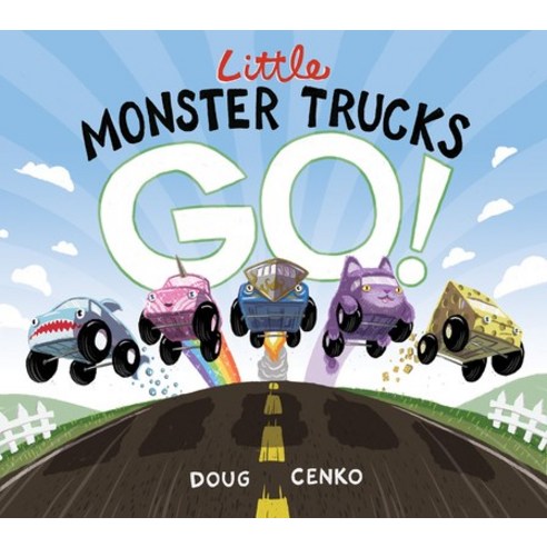 Little Monster Trucks Go! Hardcover, Blue Manatee Press