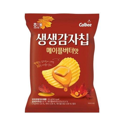 해태 생생감자칩 메이플버터맛