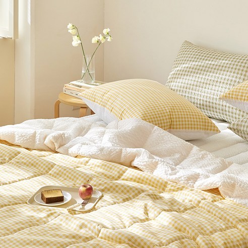 썸머듀얼 시어서커 차렵이불패드세트(SS/Q/K) 14colors