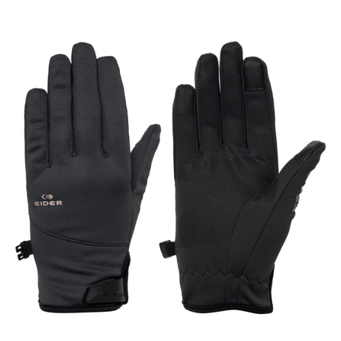 아이더 이월상품 여성 겨울 윈드스토퍼소재 생활방수 방풍 보온성 손목벨크로 등산 레져 스포츠 장갑 DWU23V02 윈드스토퍼 Z1, 블랙, 1세트