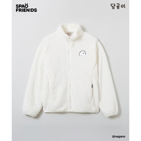 스파오후리스 SPAO 스파오 담곰이 따듯하담곰 퍼플리스 집업WHITE_SPFZD4VU20 SPFZD4VU20