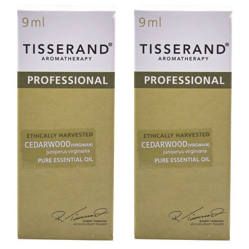티서랜드 시더우드 버지니안 퓨어 에센셜 오일, 9ml, 2개