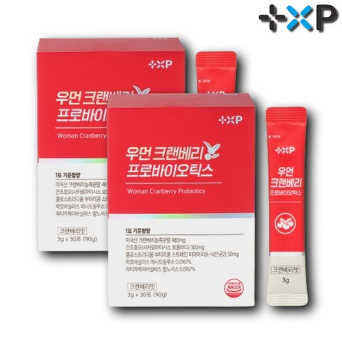 여성 방광염 질염 치료 크랜베리 영양제, 1박스, 60정