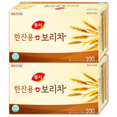 동서 한잔용 보리차, 1.5g, 100개입, 12개