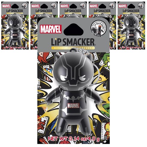 립스매커 마블 4g, 6개, Black Panther