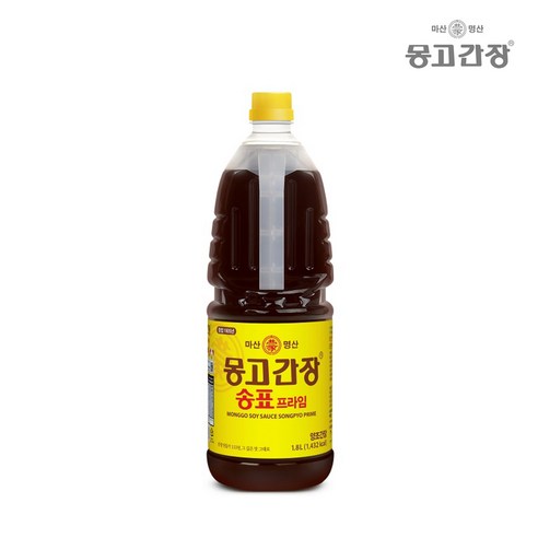 [몽고식품] 몽고간장 송표프라임 1.8L, 1개