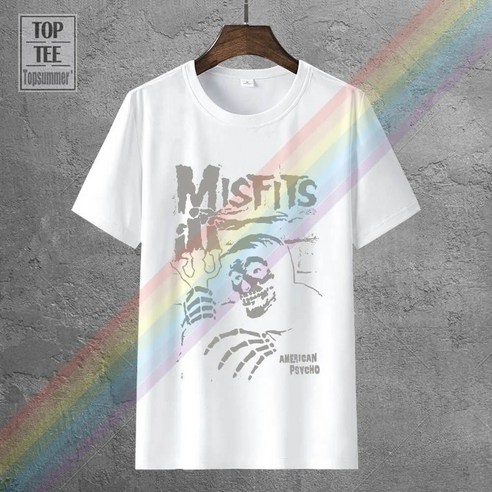 Misfits America An Psycho 펑크 록 밴드 Danzig Sa Mhain 티셔츠 S 7Xl 사이즈, S, 0107347Red