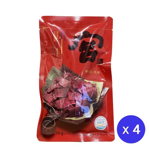 견우푸드 궁 쇠고기 코스트코 육포 70g, 4개