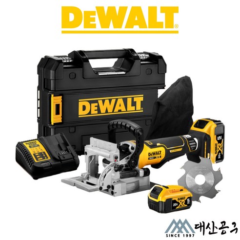 디월트 20V 충전 비스킷 조이너 DCW682P2T 2배터리세트, 1개 dcw210p2 Best Top5