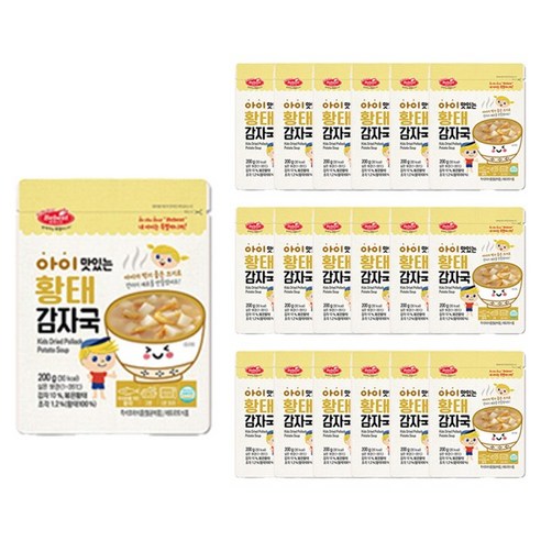 베베스트 아이 맛있는 아이국, 200g, 19개, 황태감자국