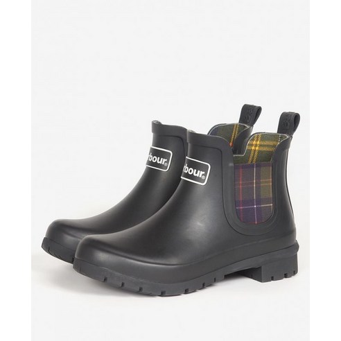 Barbour 바버 킹엄 웰링턴 여름 미들 레인 부츠 블랙 바버레인부츠 Barbour 바버 킹엄 웰링턴 여름 미들 레인 부츠 블랙 바버레인부츠