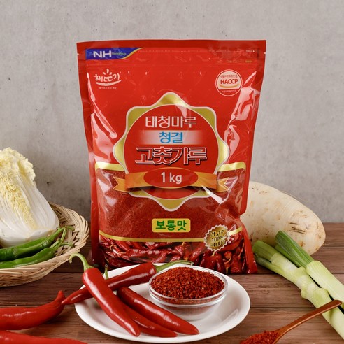 영광농협생산 프리미엄 태양초 청결 고춧가루 골드 보통맛 500g 1kg 3kg, 1개
