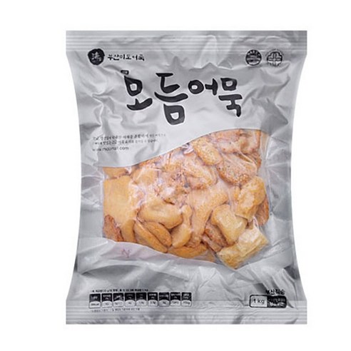 미도식품 모듬어묵(종합) 1kg (온라인) 어묵 + 더메이런 손소독제, 1개, 1000g
