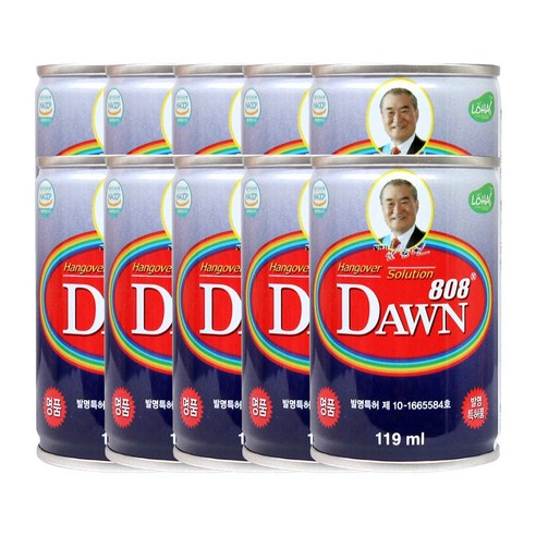 그래미 여명 808 숙취해소음료 119ml, 119ml, 10개
