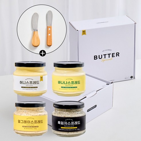 풍요로운 한가위를 위한 특별한 선물, 프프프 버터 스프레드 4종 추석 명절 선물 패키지 프프프베이커리