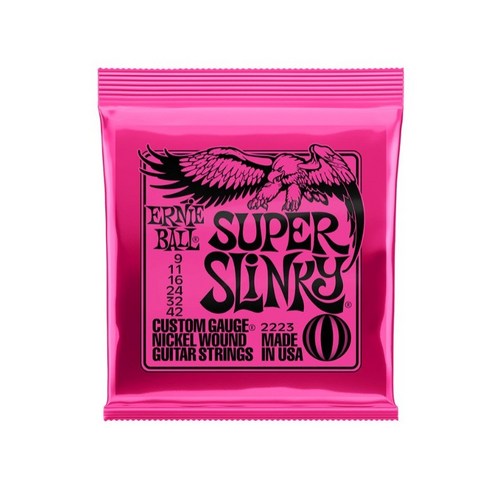 Ernieball – Nickel Wound Super Slinky / 어니볼 일렉기타 스트링 009-042 (P02223) 
악기/음향기기