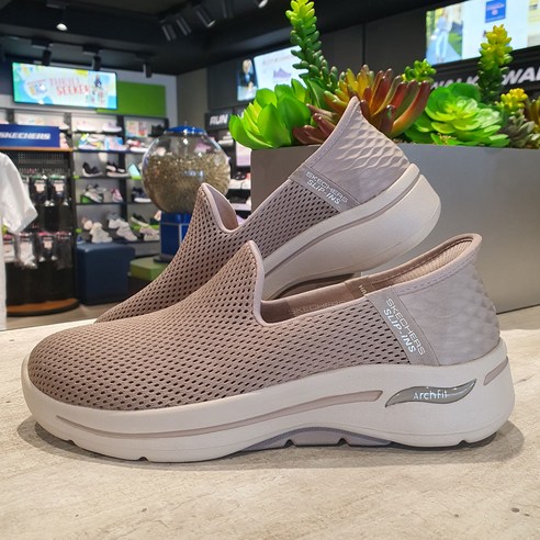 스케쳐스 여성 슬립온 워킹화 고워크 아치핏 슬립인스 SP0WWCDY252