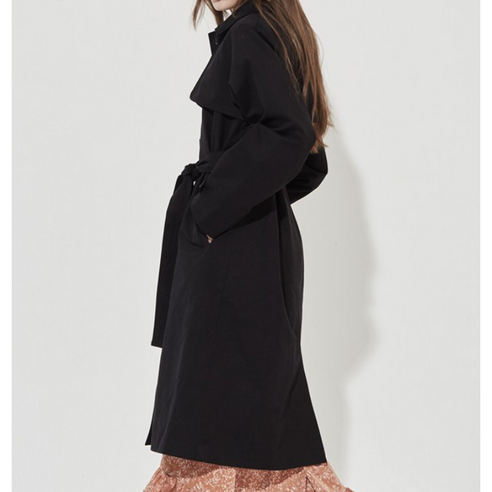 마나비스세븐 Corduroy Point Trench Coat