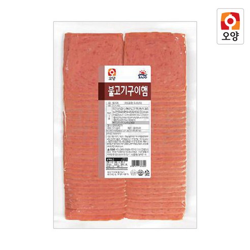 [소담푸드] 불고기구이햄(토스트 샌드위치용), 1kg, 5개