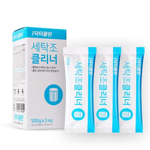 닥터클린 세탁조청소 세탁조클리너, 15개입, 100g