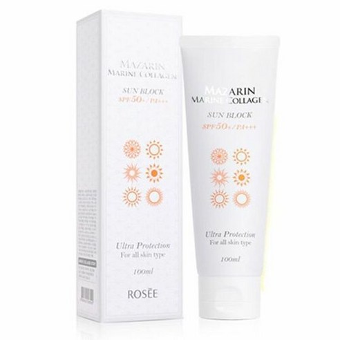 마자린 썬케어 마린 콜라겐 선블럭 spf 50+ 100ml, 단품없음, 1개