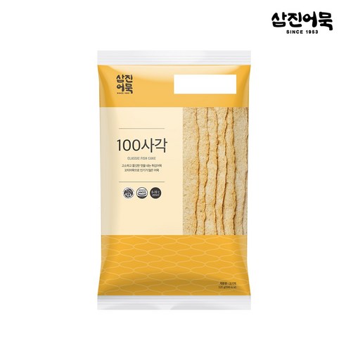 [삼진어묵] 100사각 1봉 320g x 10개, 3.2kg, 1개