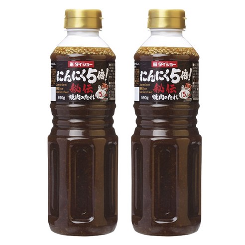 다이쇼 마늘 5배 비전 야키니쿠 양념, 2개, 590g