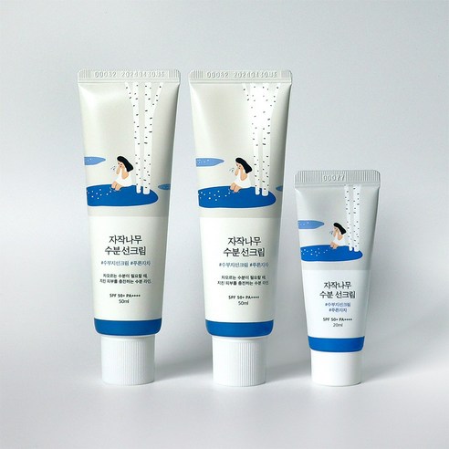 라운드랩 자작나무 수분 선크림 SPF50+ PA++++, 120ml, 1개