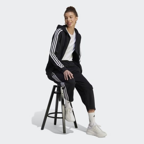 아디다스 ADIDAS 퍼포먼스 우먼스 에센셜 3S 풀집 플리스 후디 삼선면후드집업 면후드집업 기본후드집업 삼선후드집업 슬림후드집업 HZ5743/IM0236/IM0239