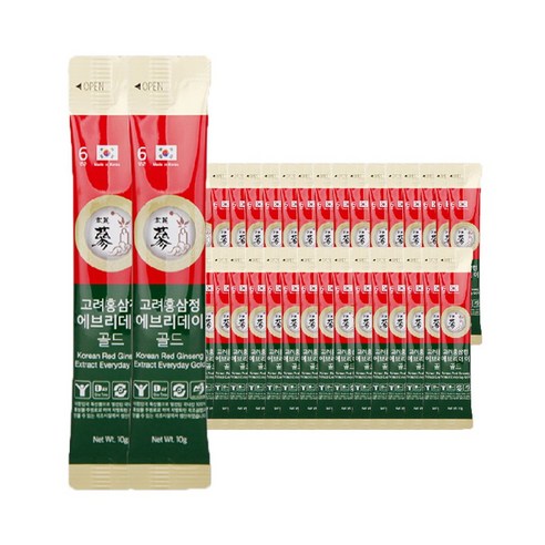 풍년보감 6년근 고려홍삼정 에브리데이 골드, 80포, 80포