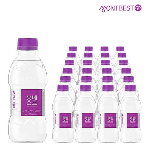 몽베스트 생수, 330ml, 24개