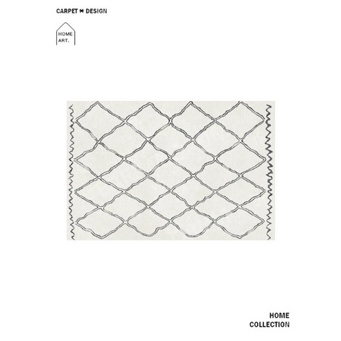 공간에 예술을 더하는 모로칸 에스닉 단모 카페트