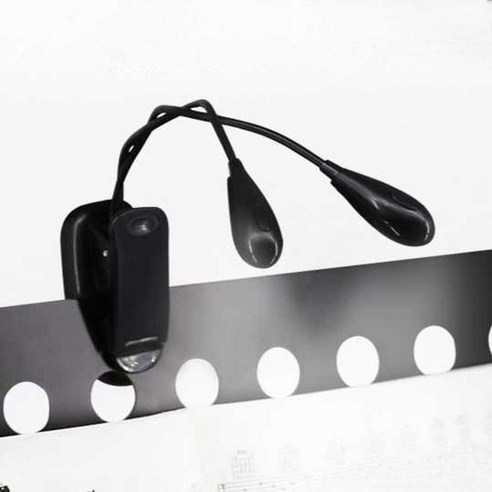 보면대 조명 독서등 집게 악보 공연 피아노 램프 엑스트라 와이드 클립 온 뮤직 스탠드 오케스트라 라이트 업라이트 그랜드 피아노에 적합한 10LED 프로페셔널, 1개 오케스트라공연 11 충전식 악보보면대 독서등 보면대조명 클립형 오케스트라 악보등 북라이트, 1. 블랙 4등, 1개