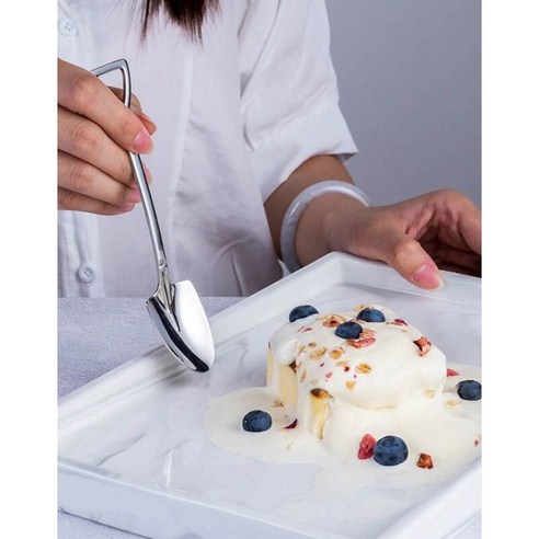 맛있는 요리를 위한 필수품: 쥬시안쿡 삽모양 디저트 스푼 포크