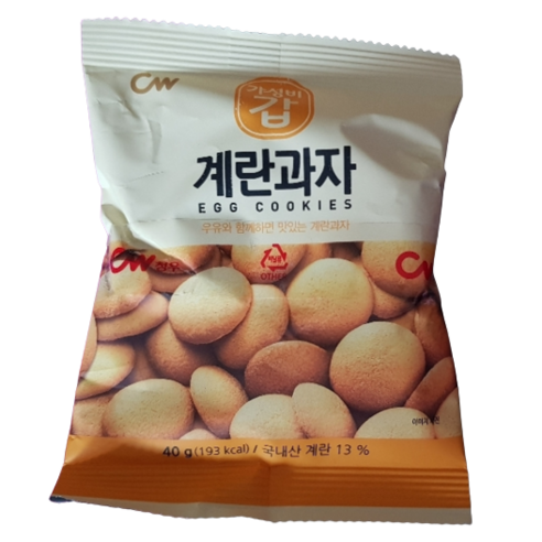 청우 계란과자, 40g, 12개