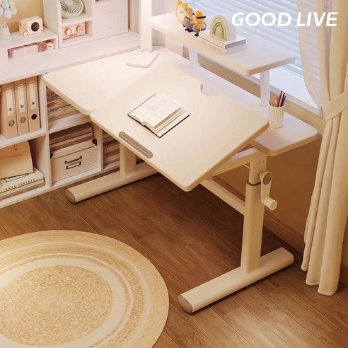 허리 꼿꼿! 우리 아이 바른 자세, GOOD LIVE 높이 조절 테이블로 시작하세요 초등책상