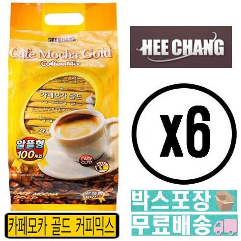 희창 카페모카 골드 커피믹스 100T, 12g, 100개입, 7개